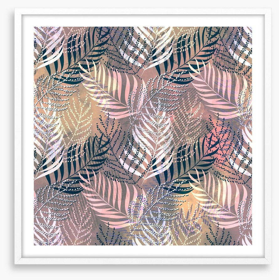 Pink palm fall