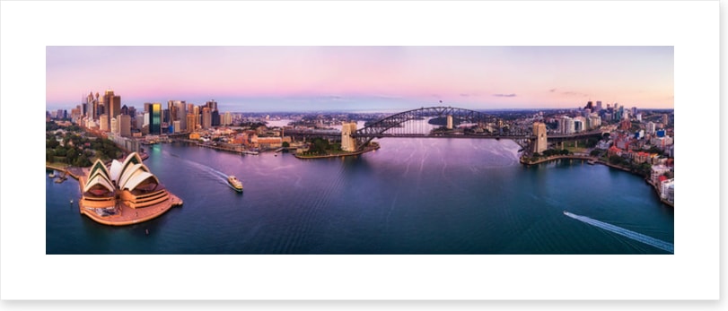 Sydney dawn panorama