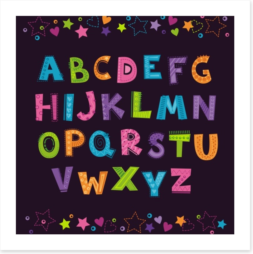 Alphabet and Numbers