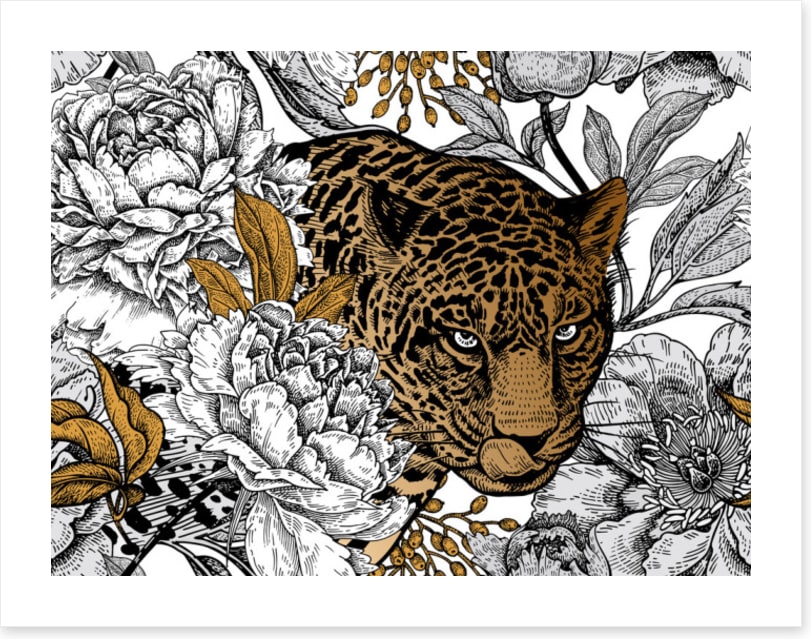 The leopard garden
