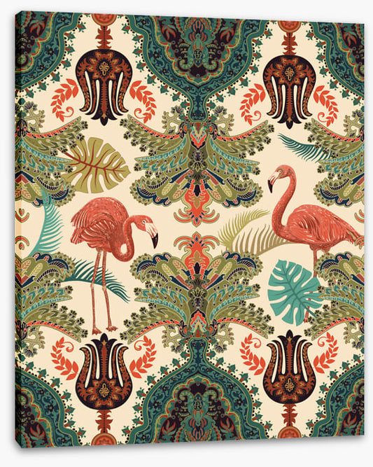 The flamingo garden