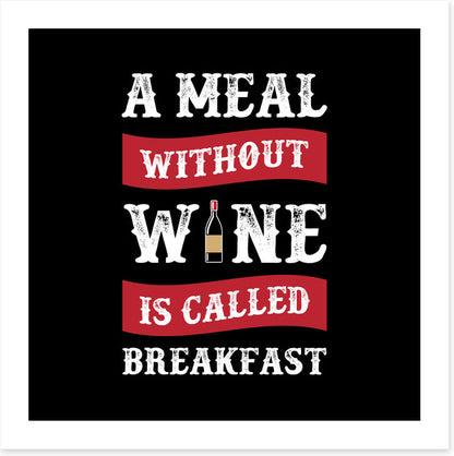 A meal without wine