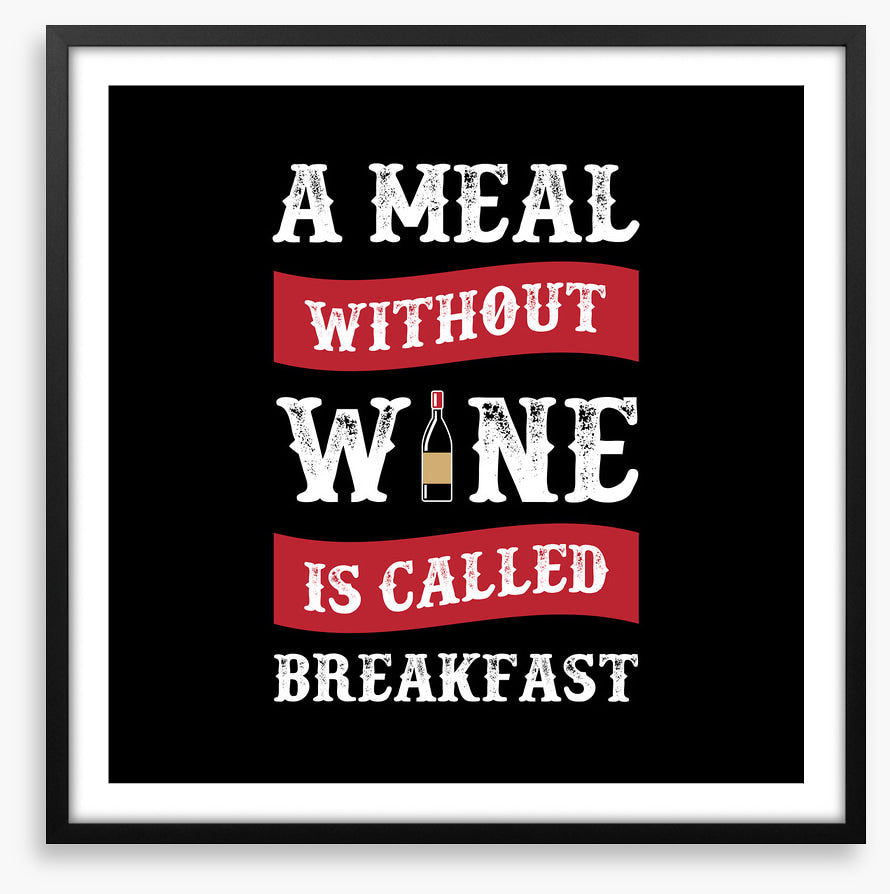A meal without wine