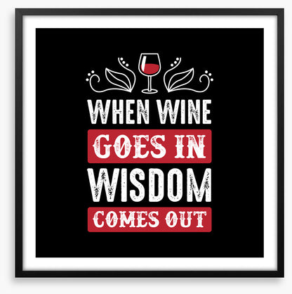 Wisdom of wine