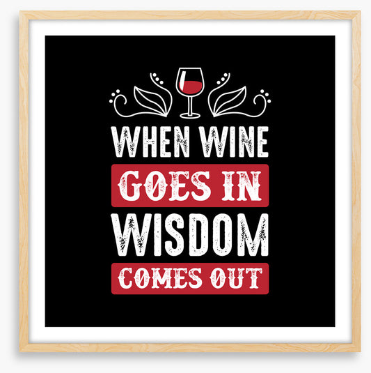 Wisdom of wine