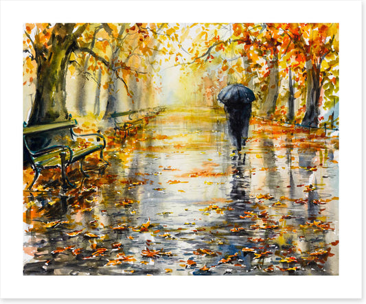 Alone in autumn