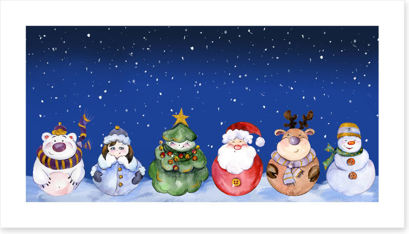 Festive friends