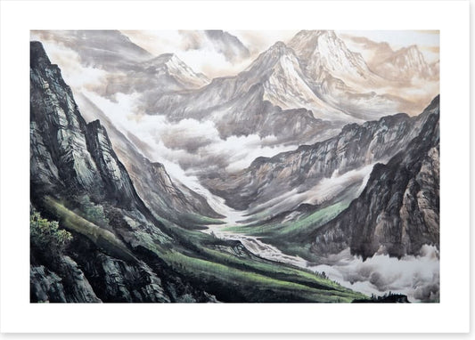 Mistfall in the valley
