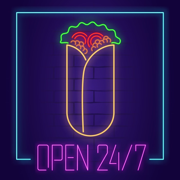 Neon wrap