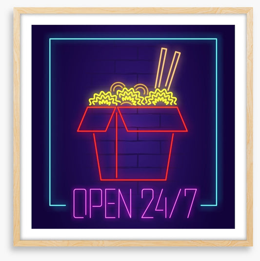 Neon noodles