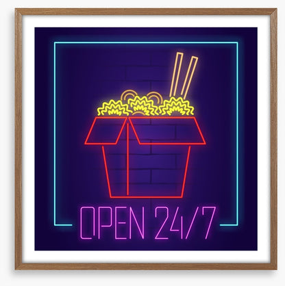 Neon noodles