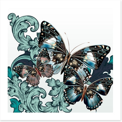 Butterfly brocade
