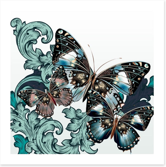 Butterfly brocade