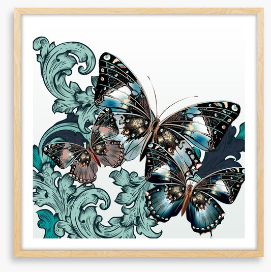 Butterfly brocade