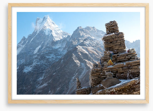 Alongside Machapuchare