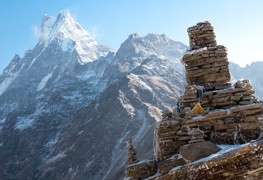 Alongside Machapuchare
