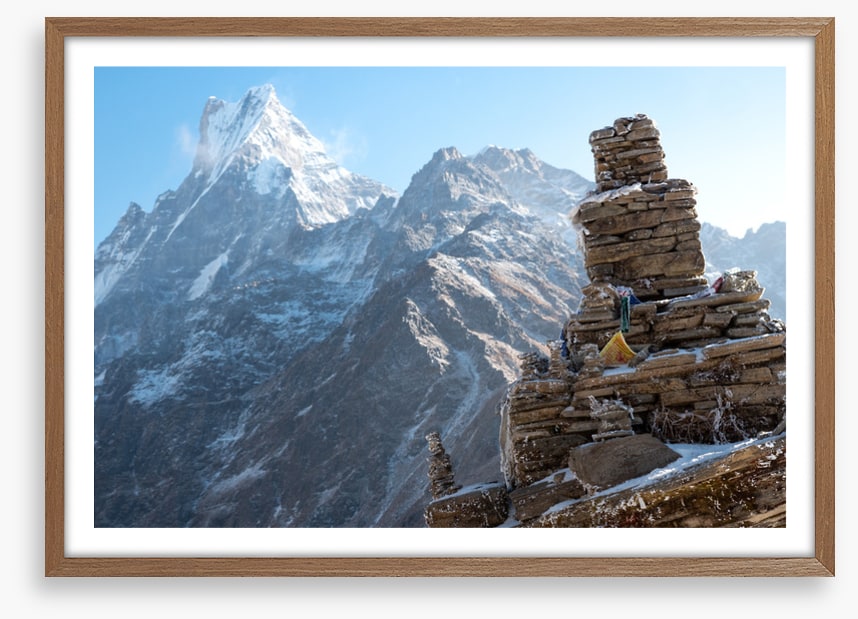 Alongside Machapuchare