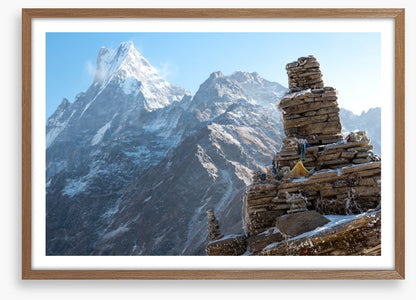 Alongside Machapuchare