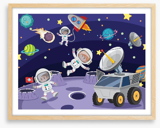 Moon landing mayhem