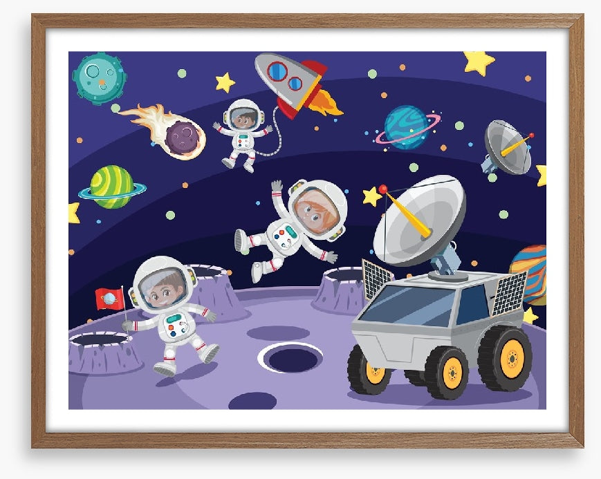 Moon landing mayhem