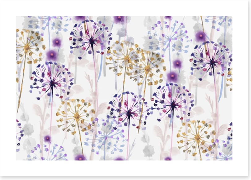 Wild dandelions