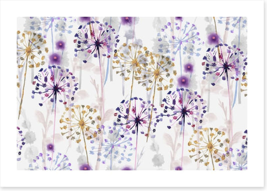 Wild dandelions