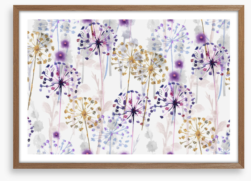 Wild dandelions