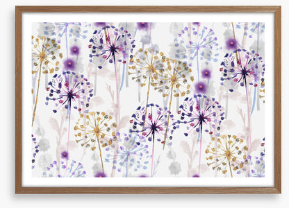 Wild dandelions