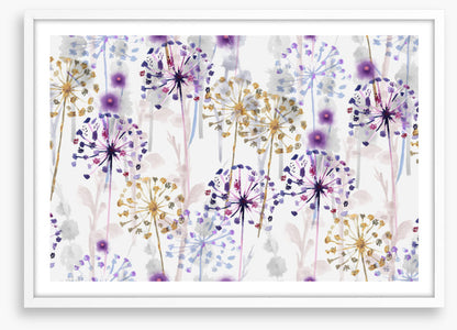 Wild dandelions