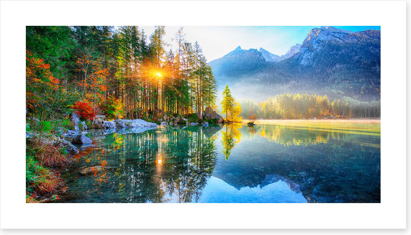 Hintersee sunburst