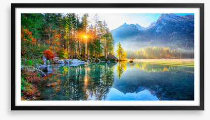 Hintersee sunburst