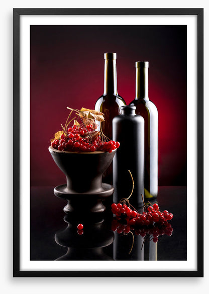 Berries and bottles