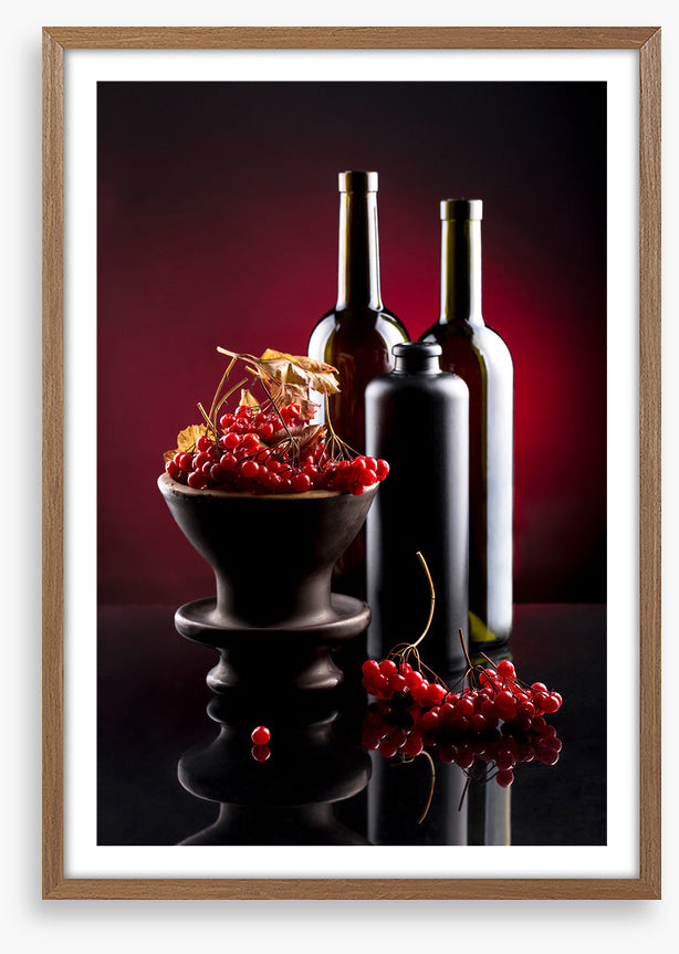 Berries and bottles