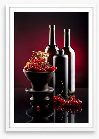 Berries and bottles