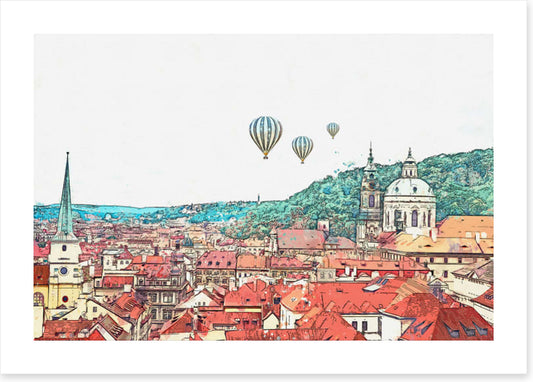 Balloons over Prague