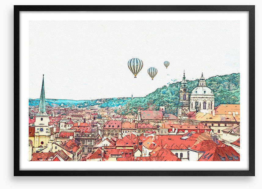 Balloons over Prague