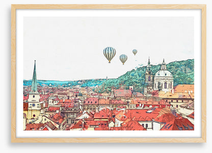 Balloons over Prague