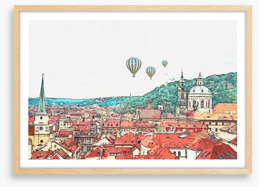 Balloons over Prague