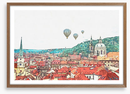 Balloons over Prague