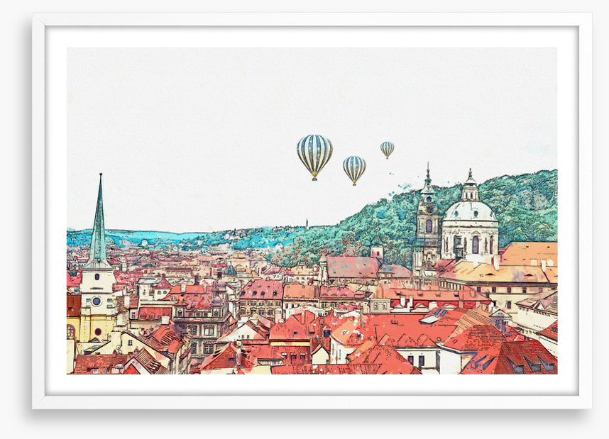 Balloons over Prague