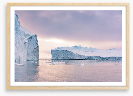 Through the icebergs