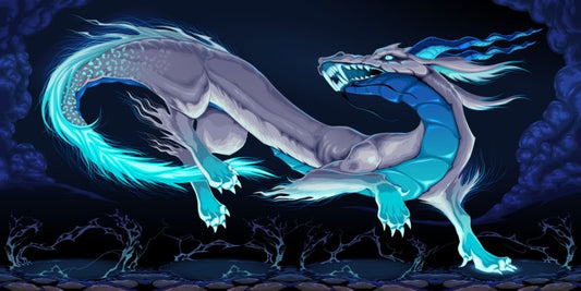 Burning blue