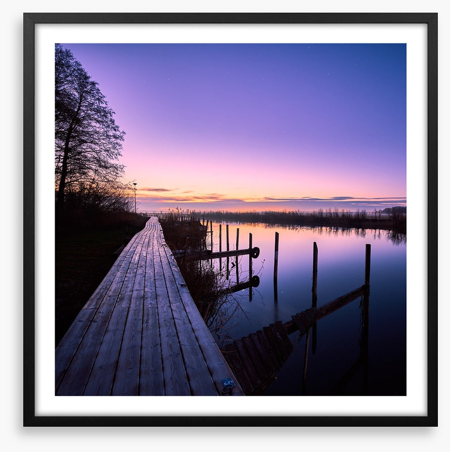 Dusk on the dock