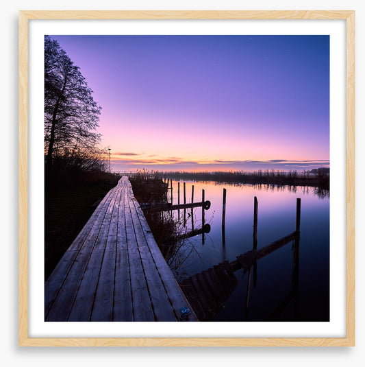 Dusk on the dock