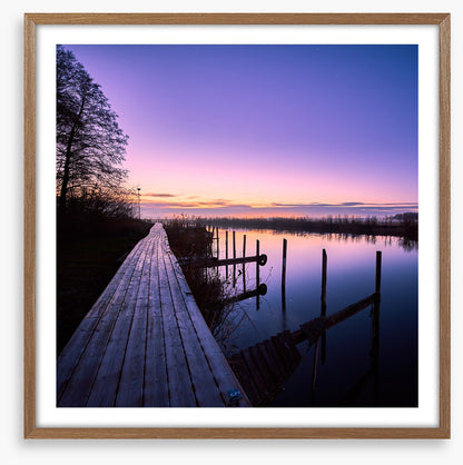 Dusk on the dock