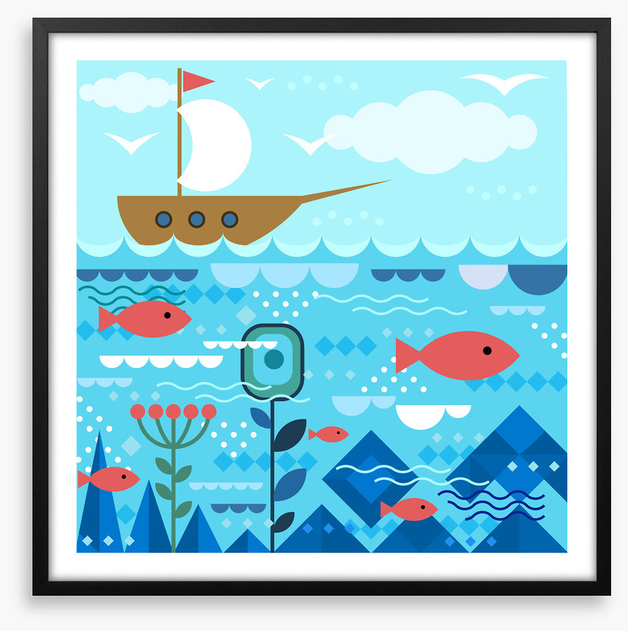 On the open ocean