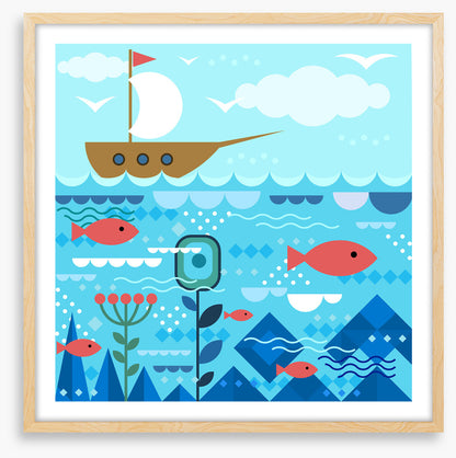 On the open ocean