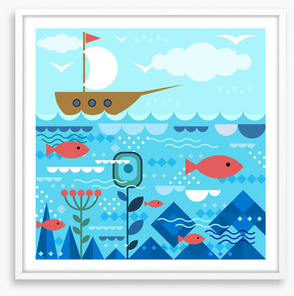 On the open ocean