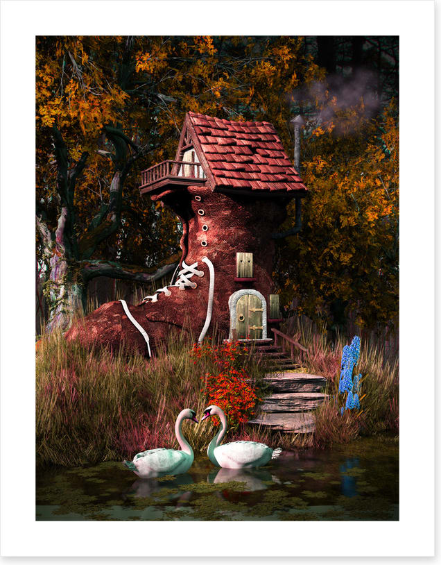 Shoehouse swans
