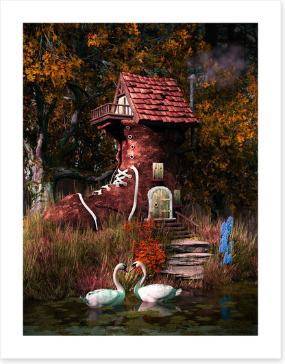 Shoehouse swans